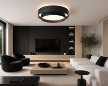 Babylone – Plafonnier LED | Plafonnier Double Cercle Dimmable Télécommande