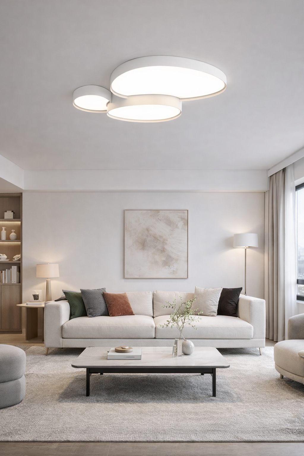 Cloud – Plafonnier Salon | Plafonnier Contemporain Forme Organique