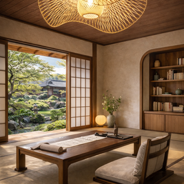 Chapeau – Plafonnier Salon | Bambou Style Japonais