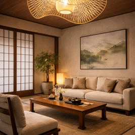 Chapeau – Plafonnier Salon | Bambou Style Japonais