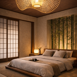 Chapeau – Plafonnier Salon | Bambou Style Japonais
