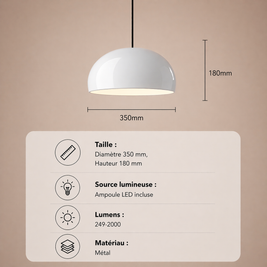 Milan – Lustre | Suspension Dôme