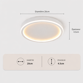 Chakram – Plafonnier LED | Plafonnier Halo Circulaire