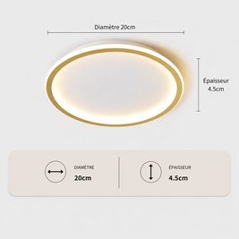 Chakram – Plafonnier LED | Plafonnier Halo Circulaire