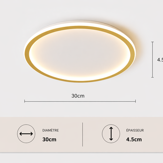 Chakram – Plafonnier LED | Plafonnier Halo Circulaire