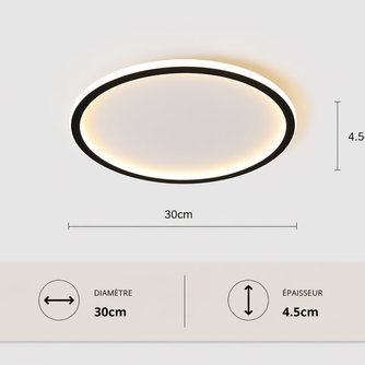 Chakram – Plafonnier LED | Plafonnier Halo Circulaire
