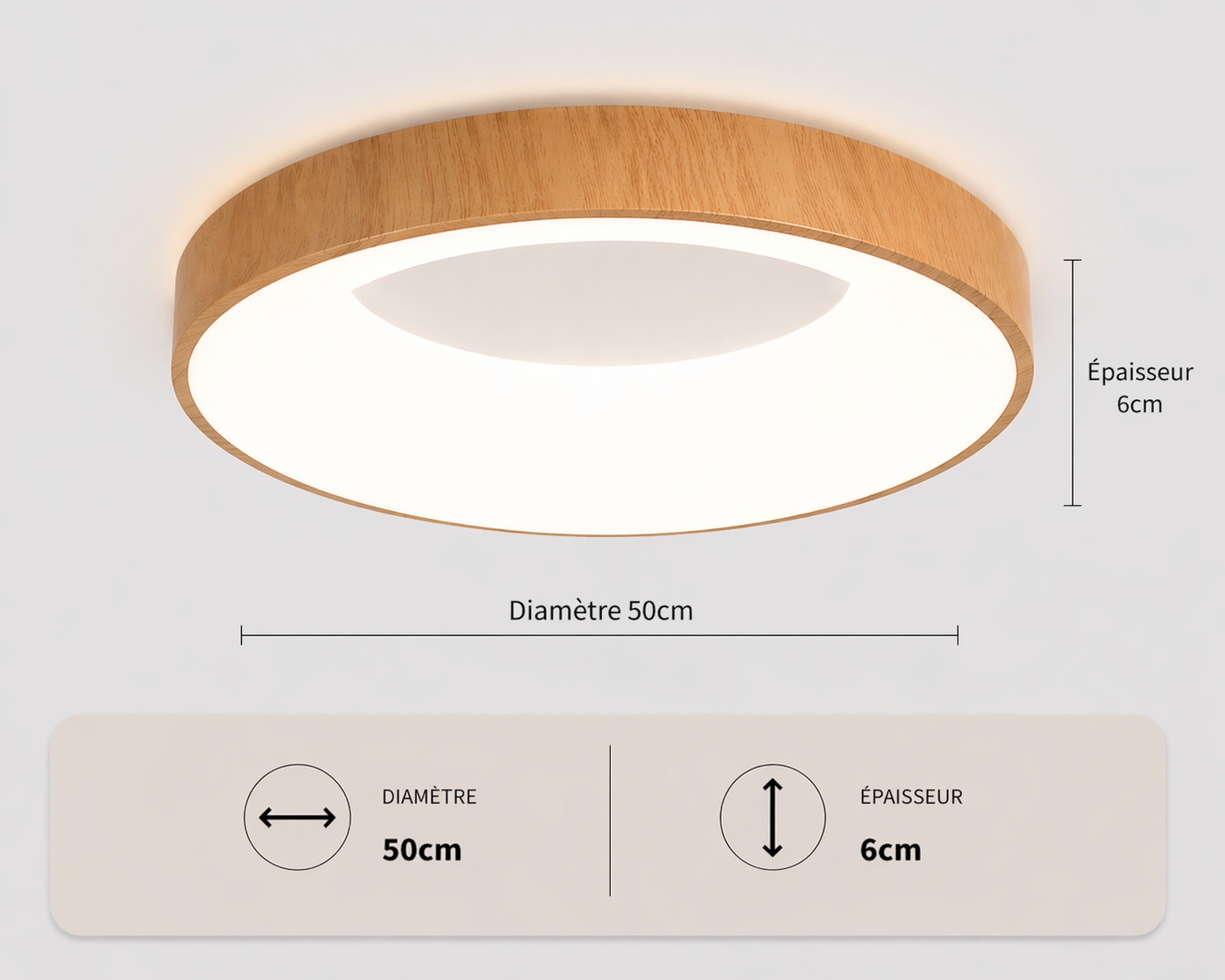 Arena – Plafonnier LED | Plafonnier Rond