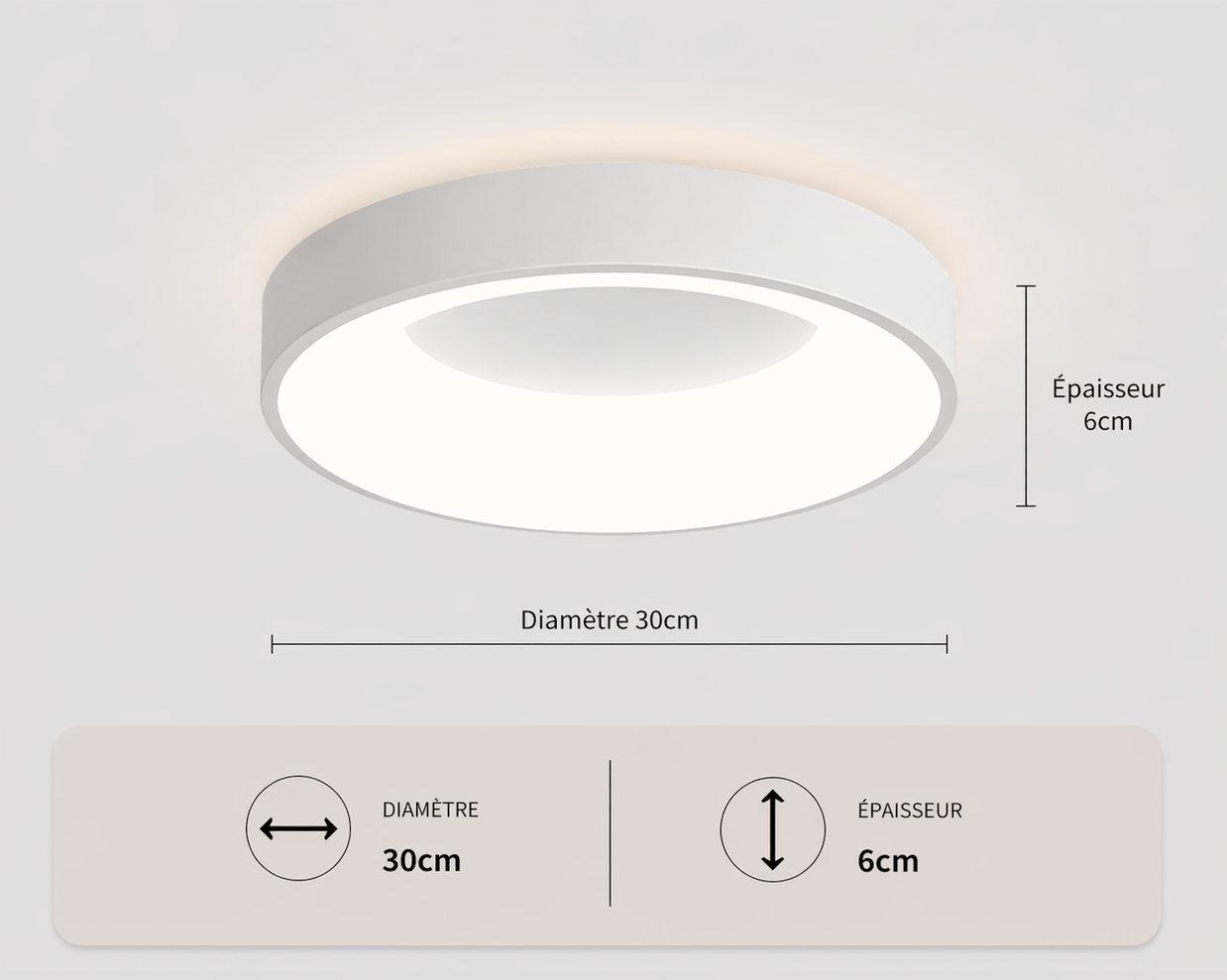 Arena – Plafonnier LED | Plafonnier Rond