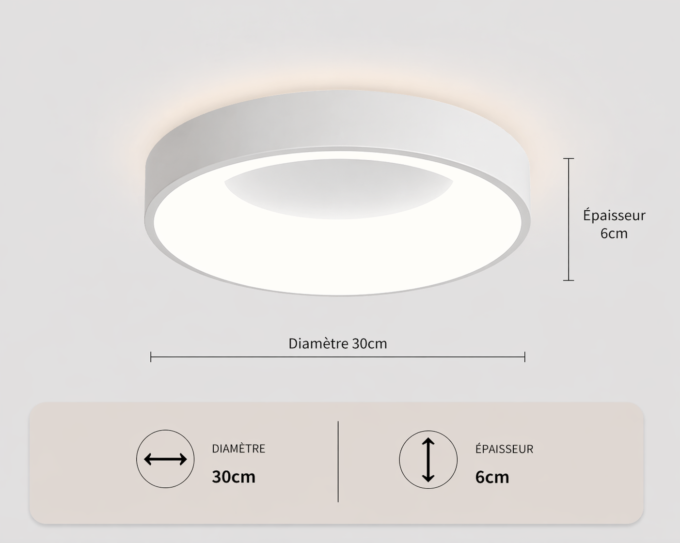 Arena – Plafonnier LED | Plafonnier Rond