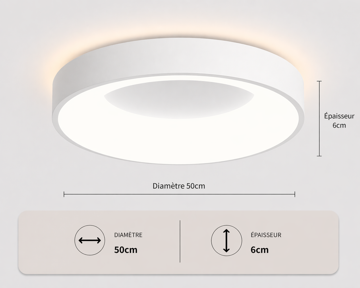 Arena – Plafonnier LED | Plafonnier Rond