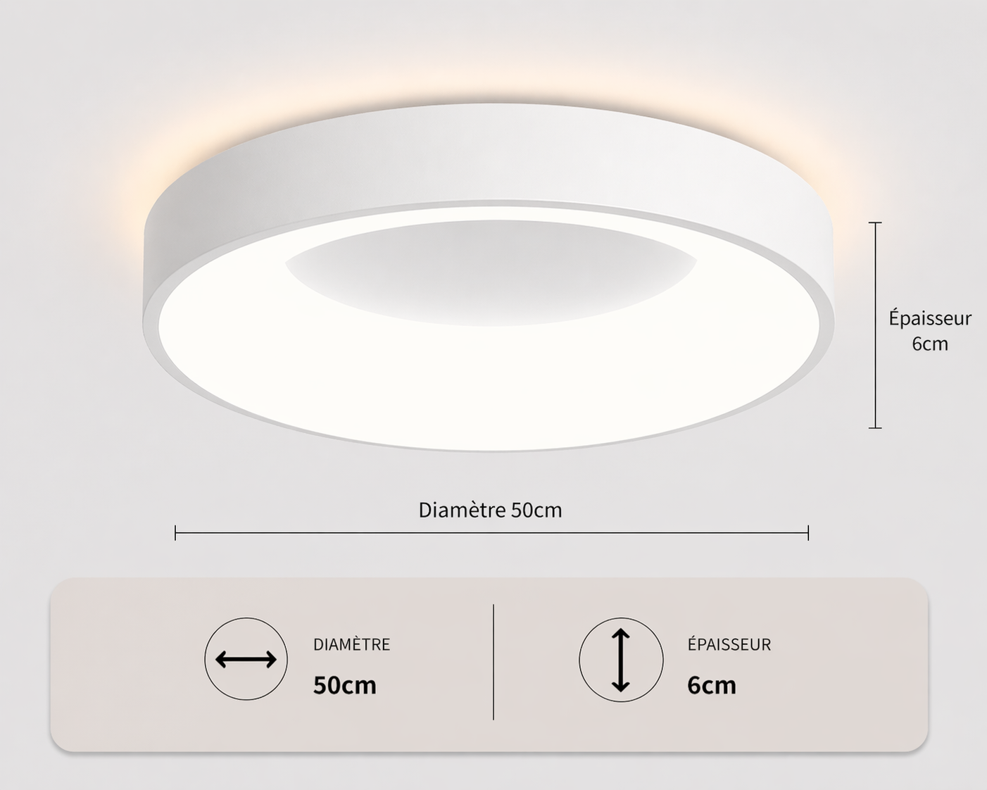 Arena – Plafonnier LED | Plafonnier Rond