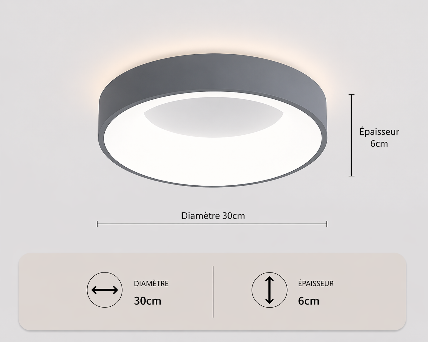 Arena – Plafonnier LED | Plafonnier Rond