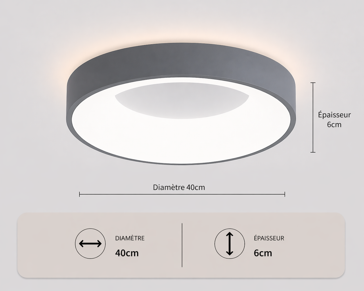 Arena – Plafonnier LED | Plafonnier Rond