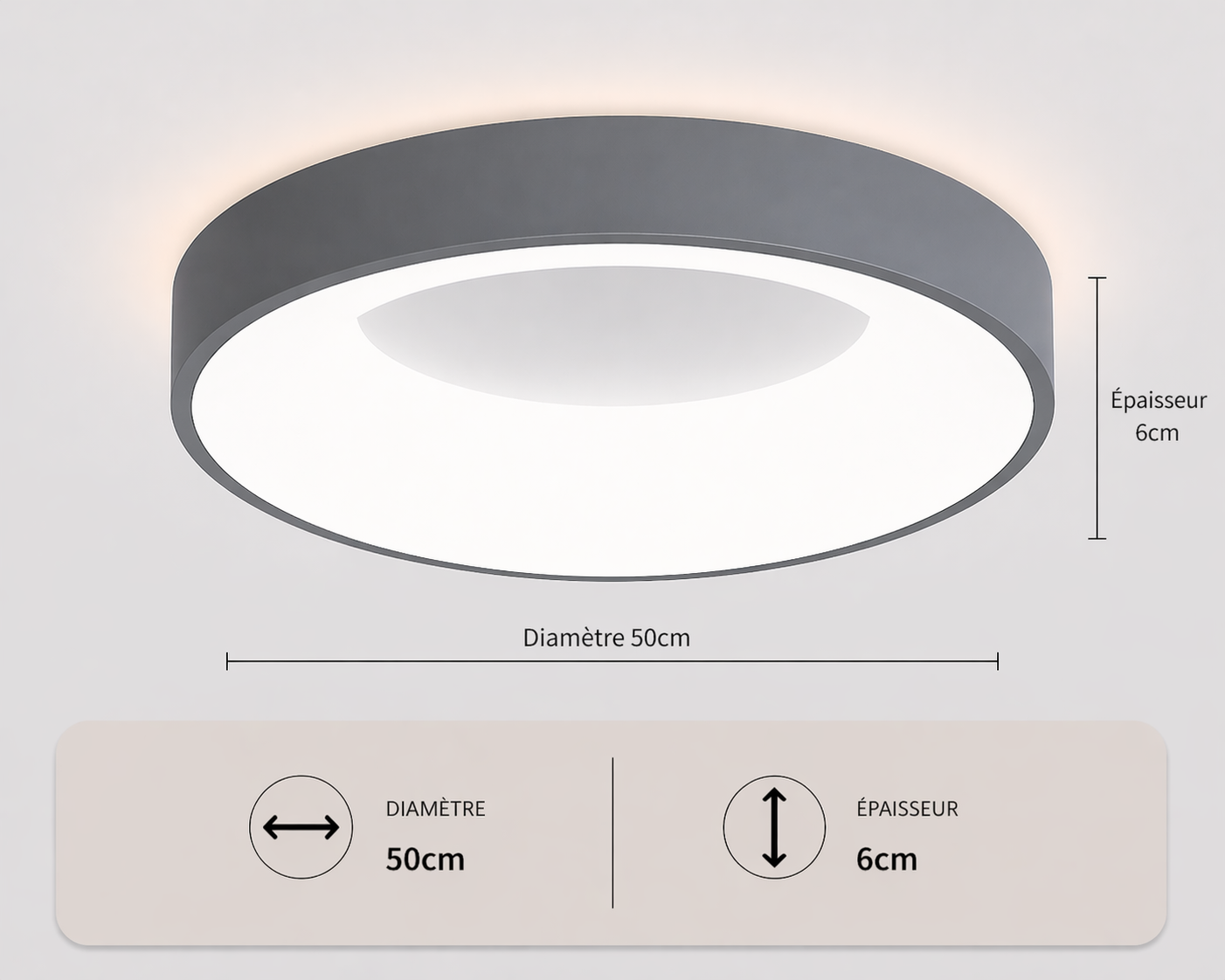 Arena – Plafonnier LED | Plafonnier Rond