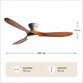 Hélice – Plafonnier Ventilateur | Ventilateur Plafond LED