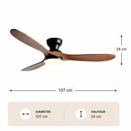 Hélice – Plafonnier Ventilateur | Ventilateur Plafond LED