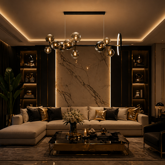 Future – Lustre | Suspension Multi-Bulles Verre