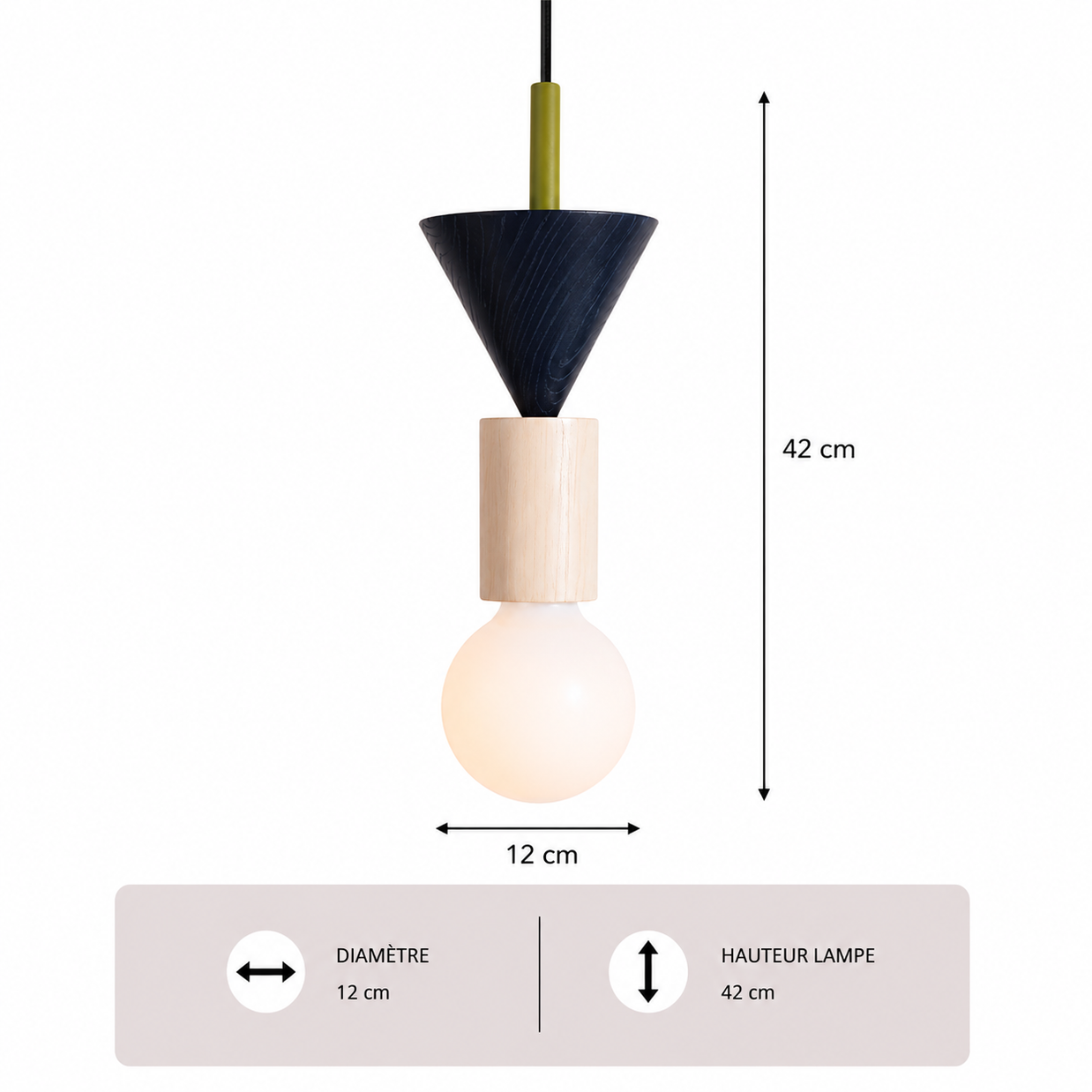 Charlie – Lustre | Suspension Bois Style Européen