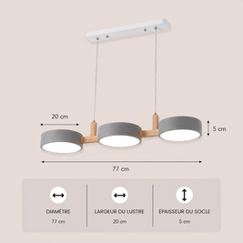 Marelle – Lustre | Suspension Multi Têtes LED Nordique
