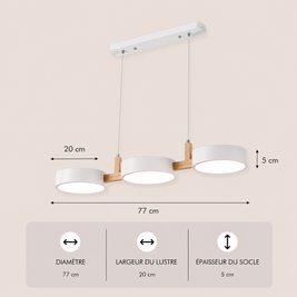 Marelle – Lustre | Suspension Multi Têtes LED Nordique
