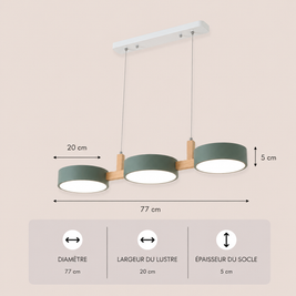 Marelle – Lustre | Suspension Multi Têtes LED Nordique