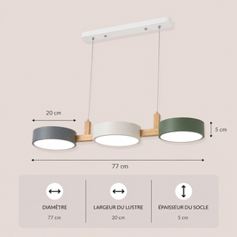 Marelle – Lustre | Suspension Multi Têtes LED Nordique
