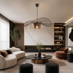 Vertigo – Lustre | Suspension Textile Nordique Grande Taille 60-200cm