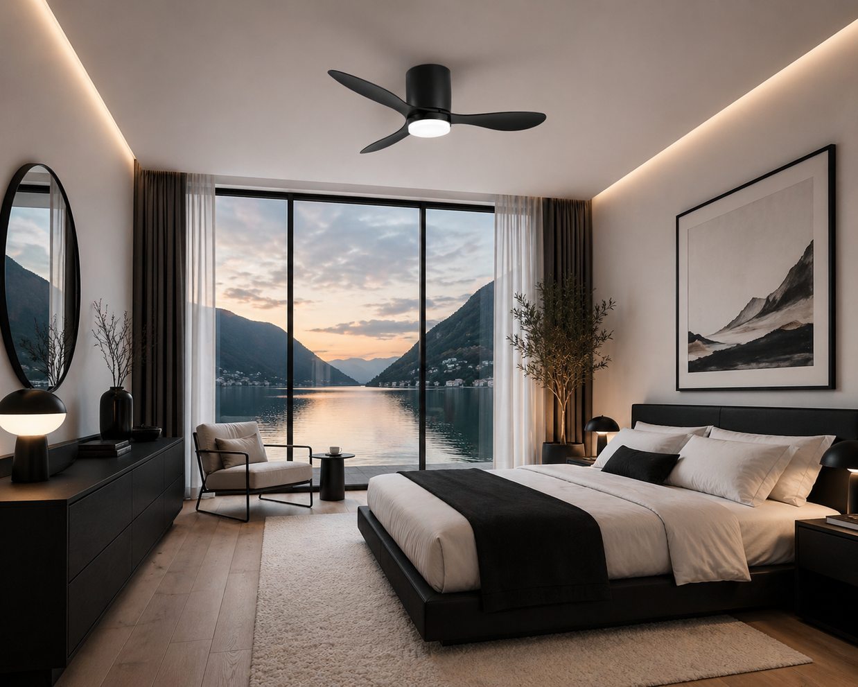 Velaris – Plafonnier Ventilateur | Ventilateur Plafond LED