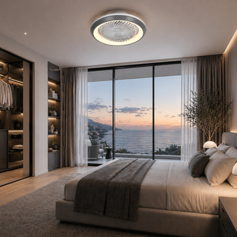 Plafonnier Ventilateur | Ventilateur Plafond LED Design Circulaire – Ring
