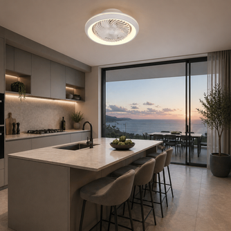 Plafonnier Ventilateur | Ventilateur Plafond LED Design Circulaire – Ring