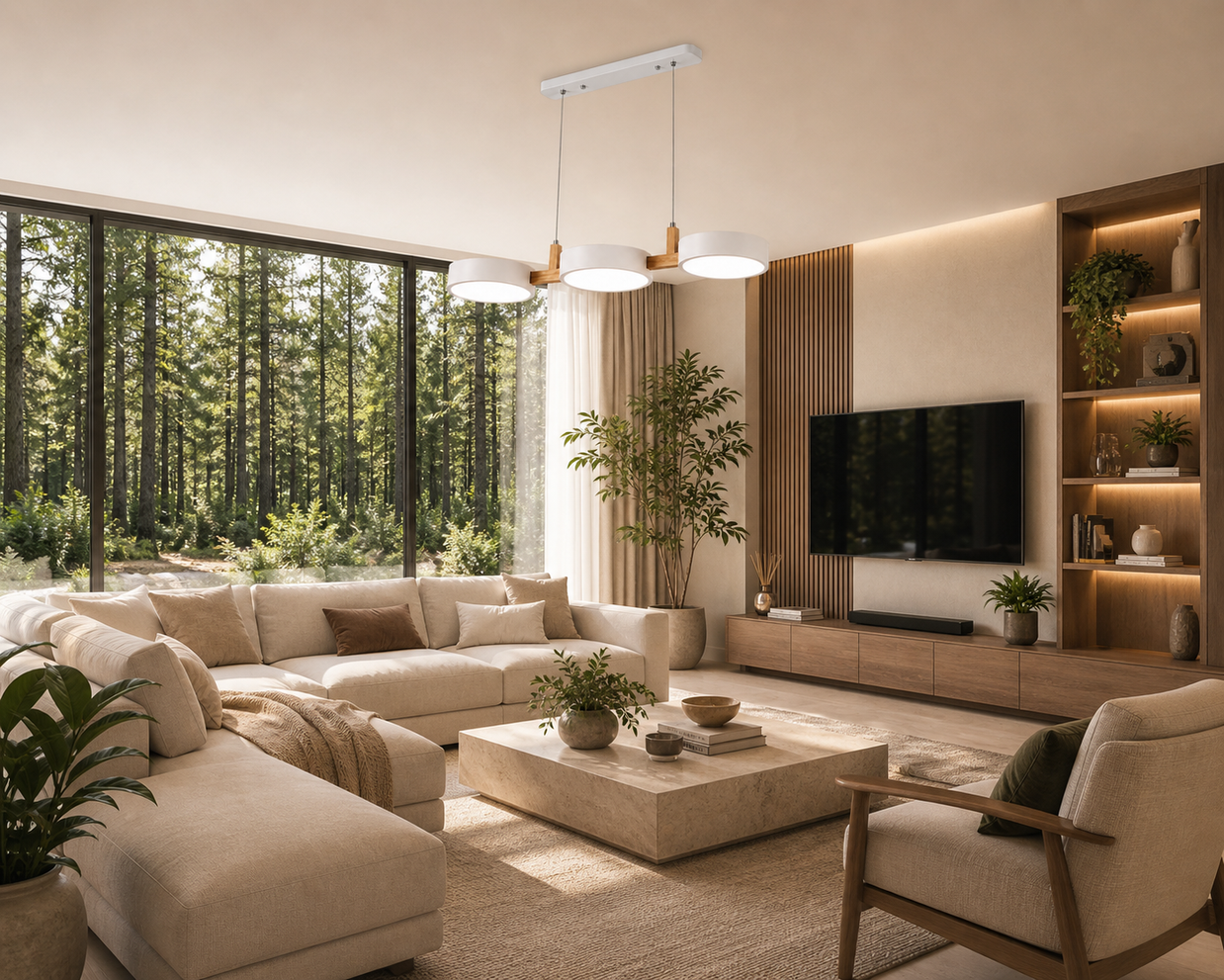 Marelle – Lustre | Suspension Multi Têtes LED Nordique