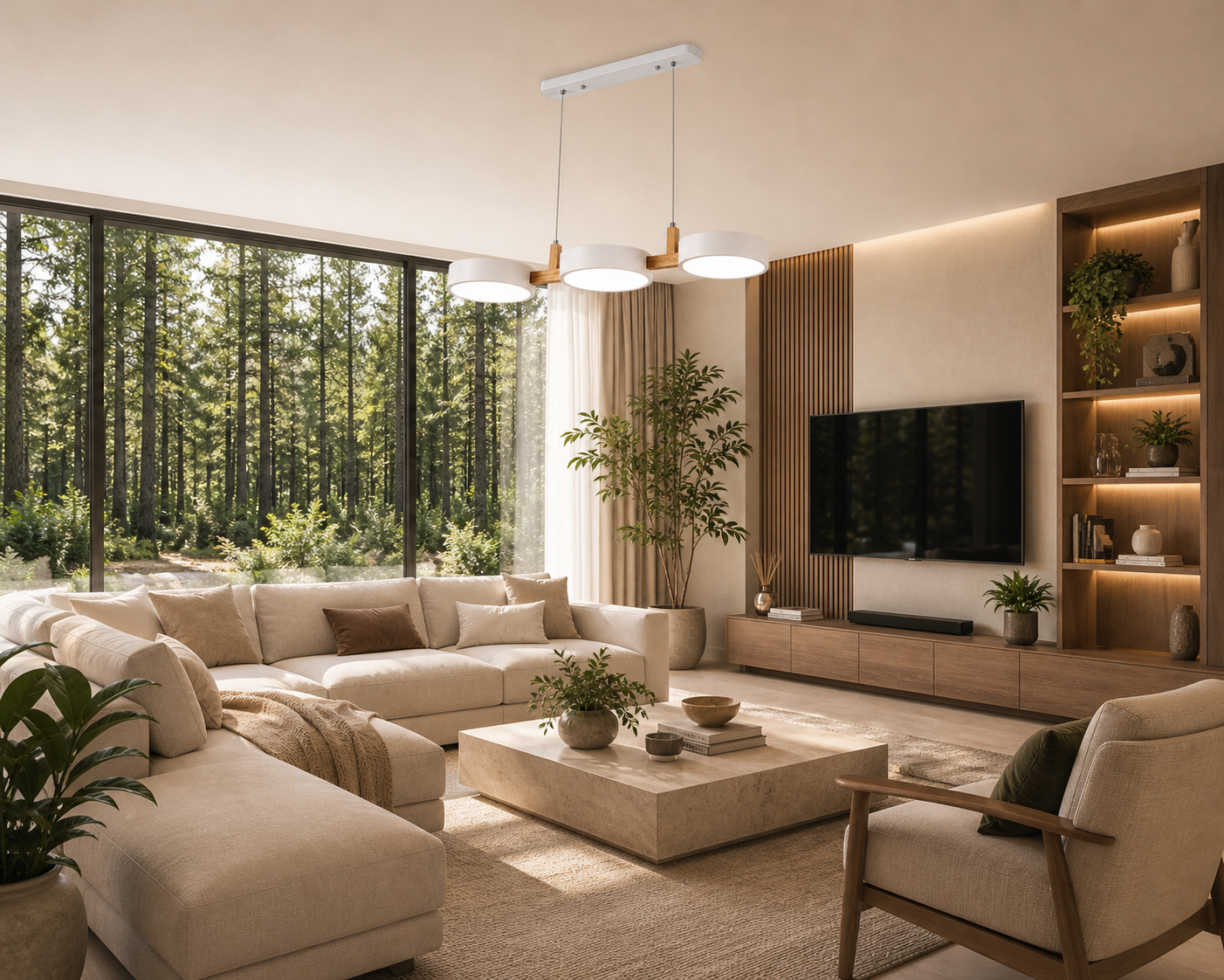 Marelle – Lustre | Suspension Multi Têtes LED Nordique