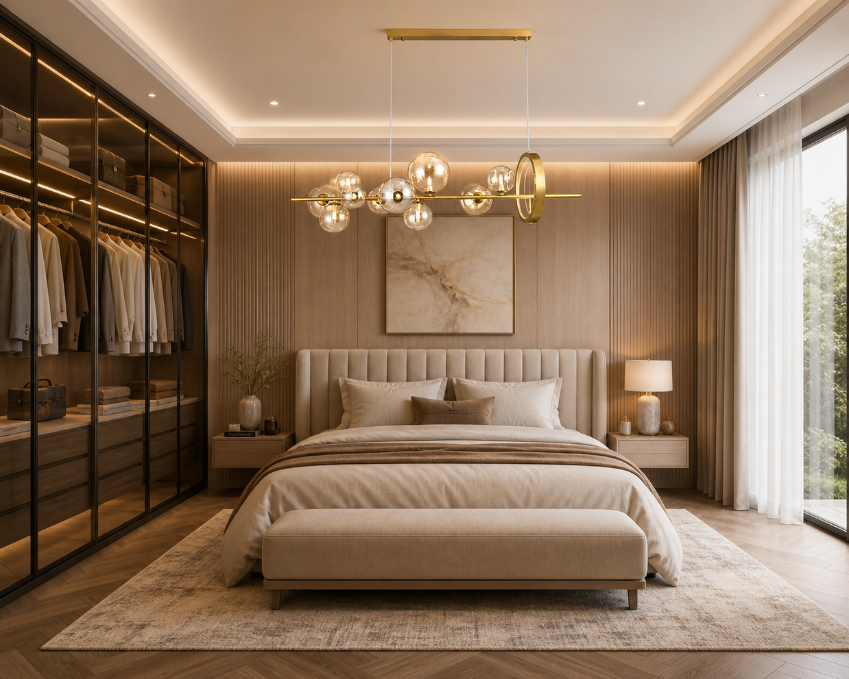 Future – Lustre | Suspension Multi-Bulles Verre