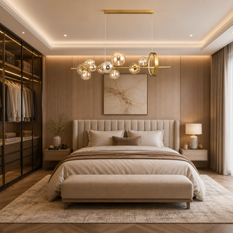Future – Lustre | Suspension Multi-Bulles Verre