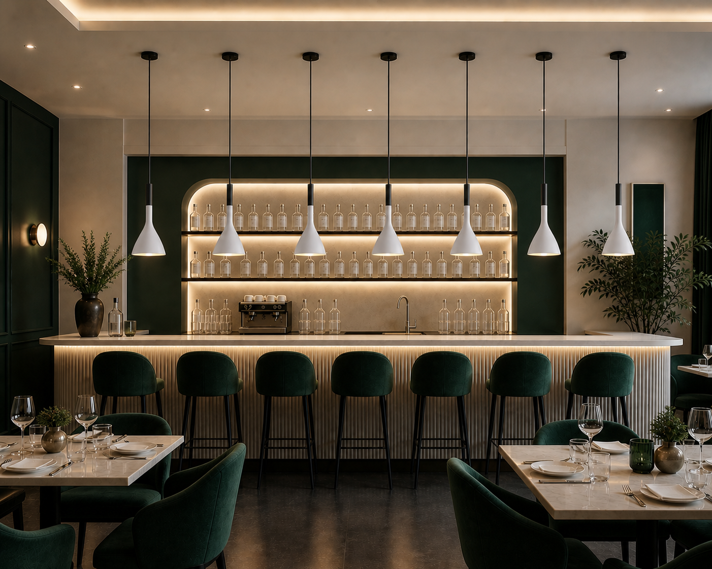 Minimalisme – Lustre | Suspension Conique Colorée Style Moderne