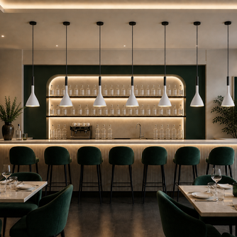 Minimalisme – Lustre | Suspension Conique Colorée Style Moderne