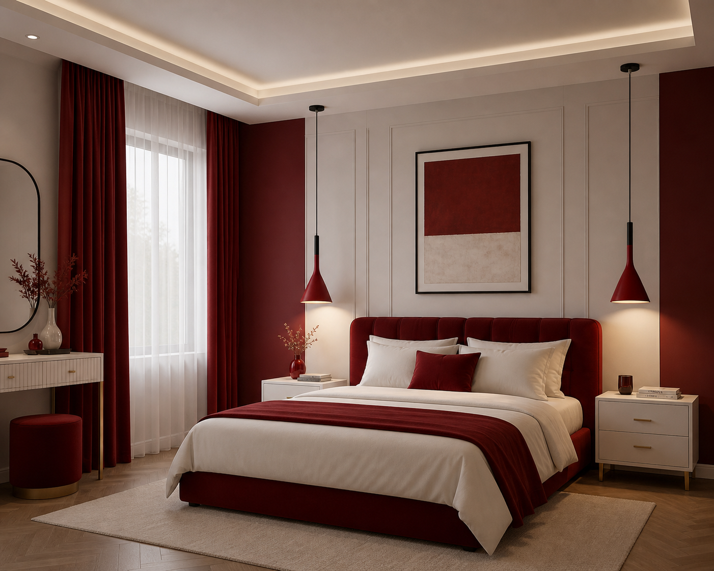 Minimalisme – Lustre | Suspension Conique Colorée Style Moderne