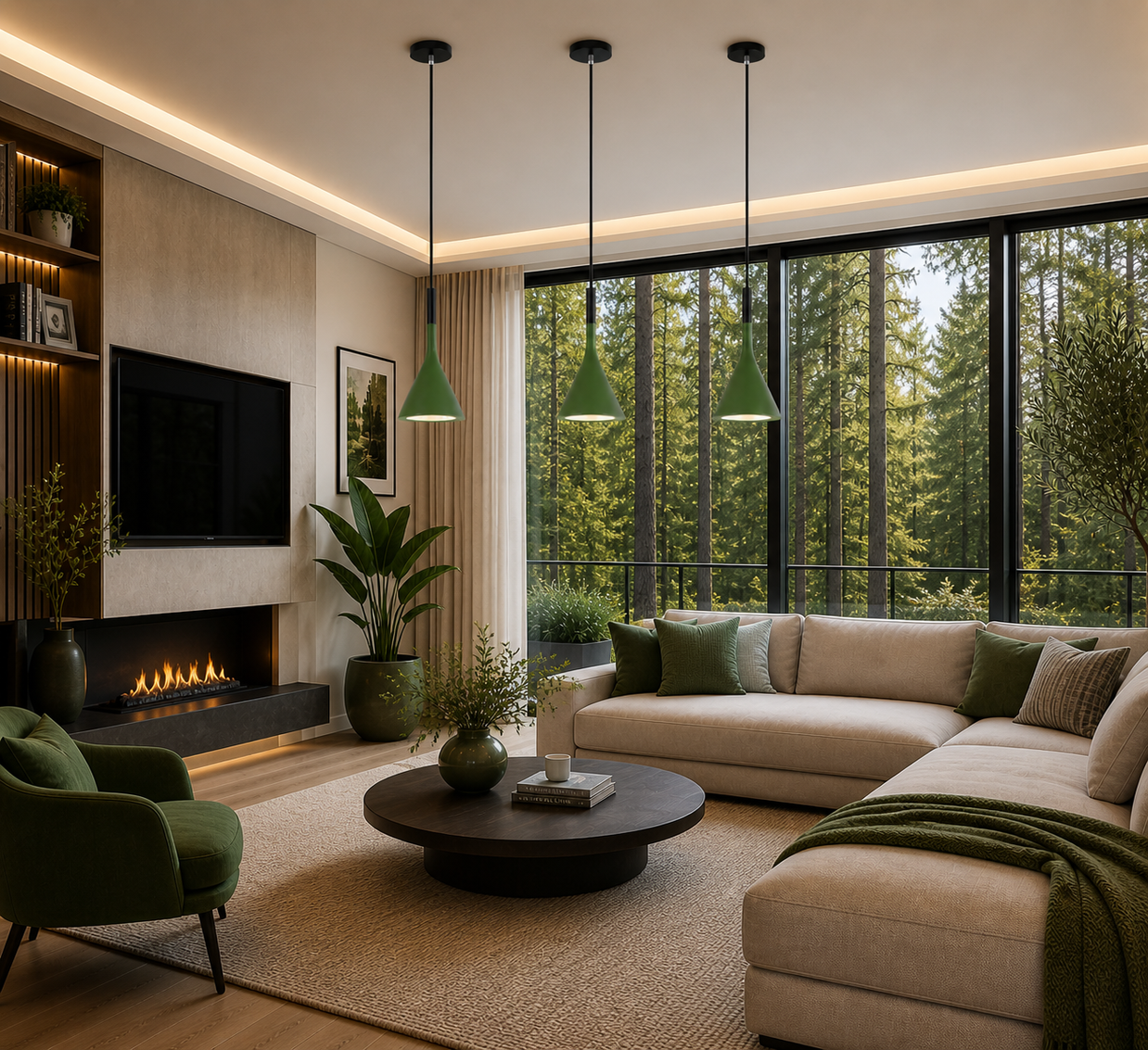 Minimalisme – Lustre | Suspension Conique Colorée Style Moderne