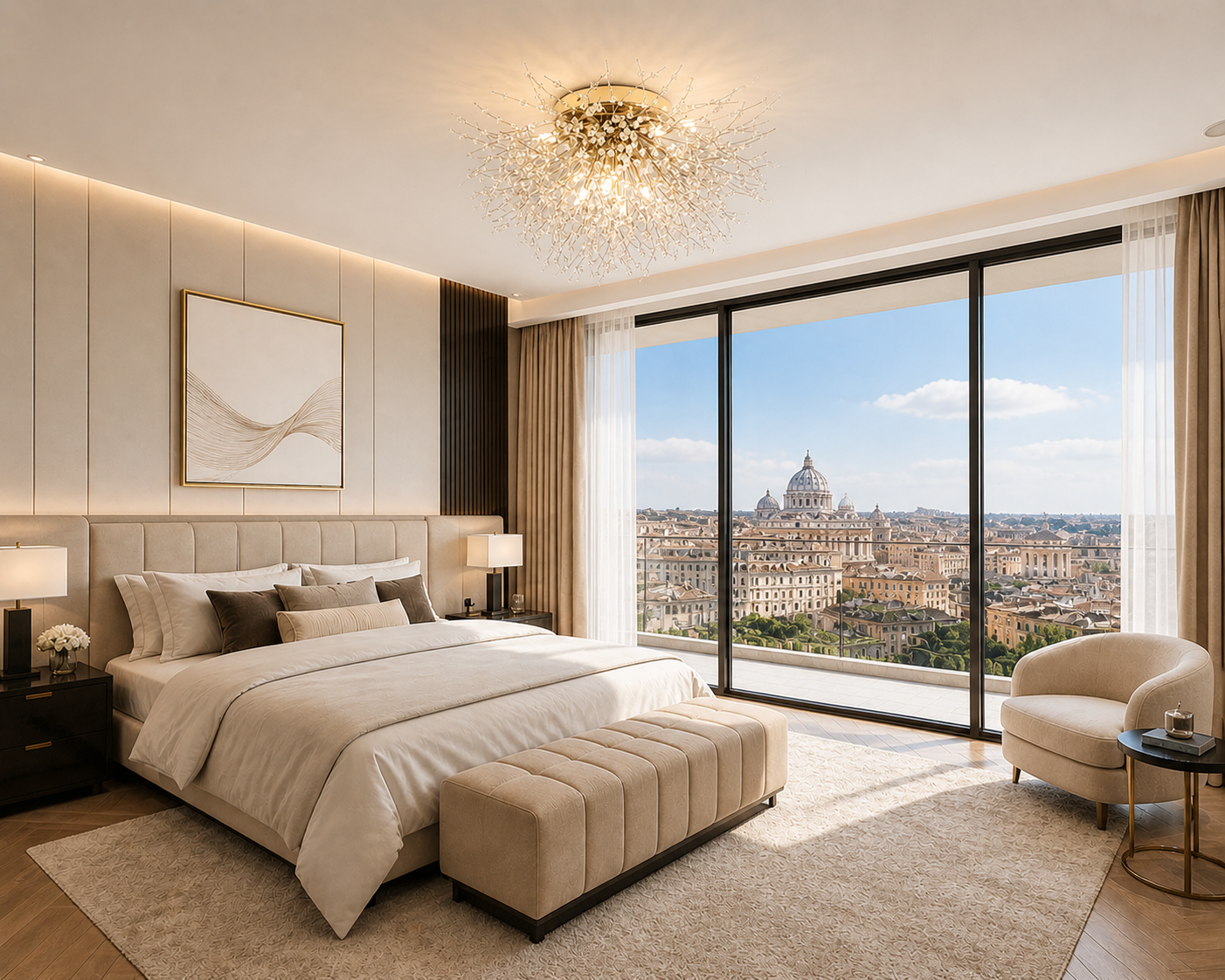 Nevica – Plafonnier Salon | Luminaire Cristal