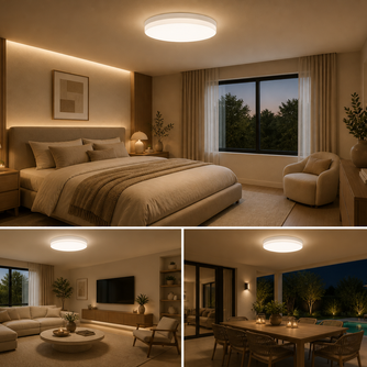 Moon – Plafonnier LED | Plafonnier Ultra-Fin Circulaire