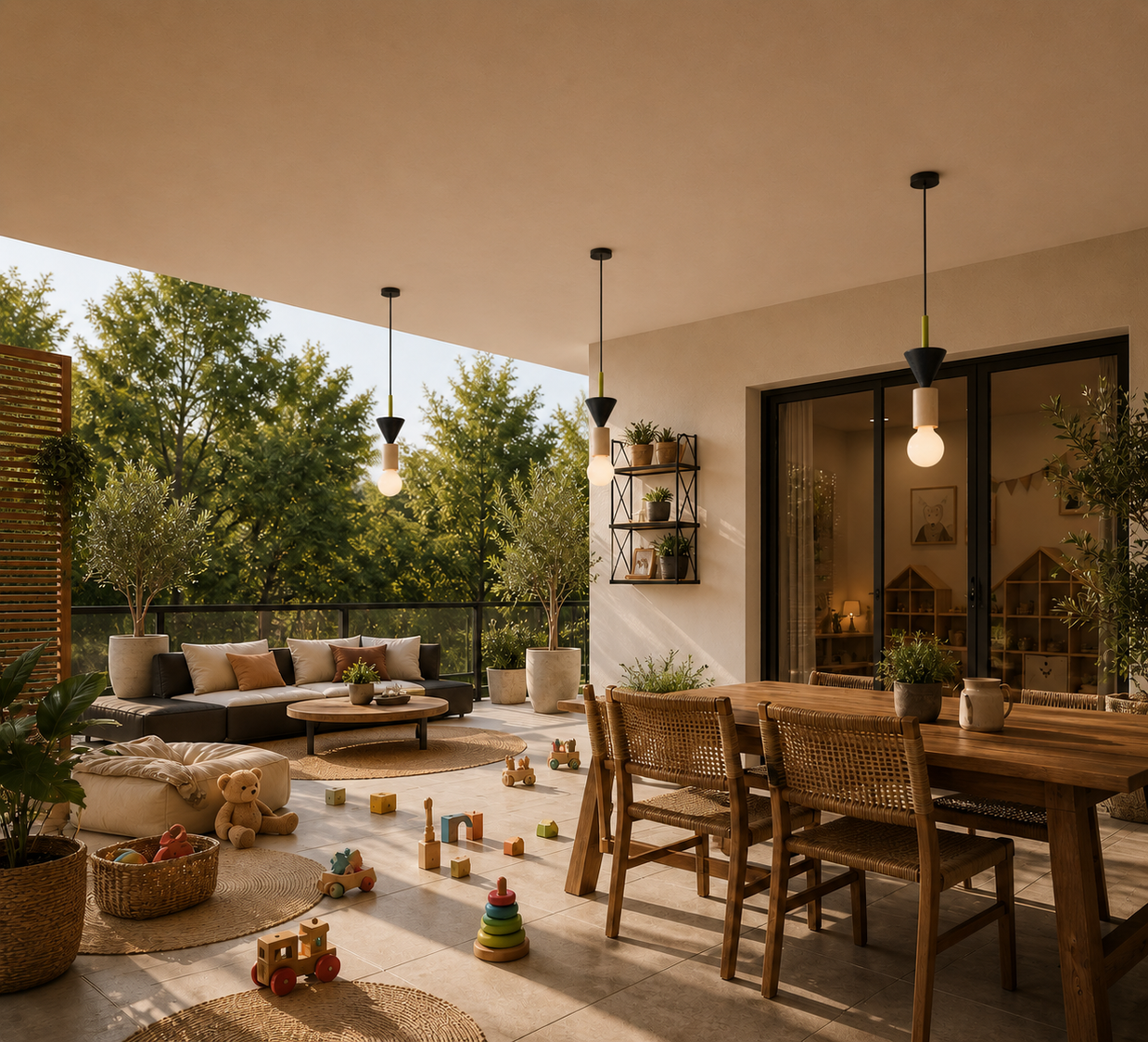 Charlie – Lustre | Suspension Bois Style Européen