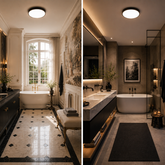 Neptune – Plafonnier Salle de Bain | Plafonnier LED Rond