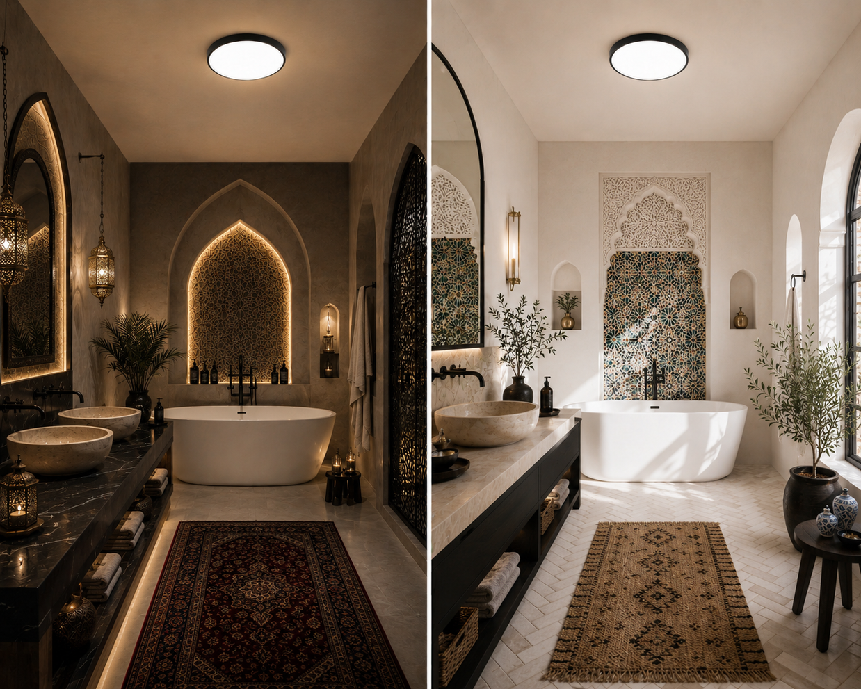 Neptune – Plafonnier Salle de Bain | Plafonnier LED Rond