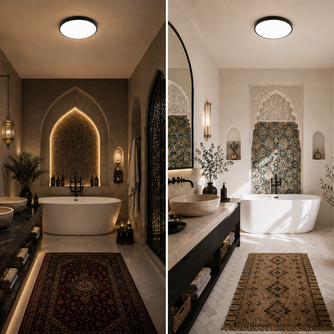 Neptune – Plafonnier Salle de Bain | Plafonnier LED Rond