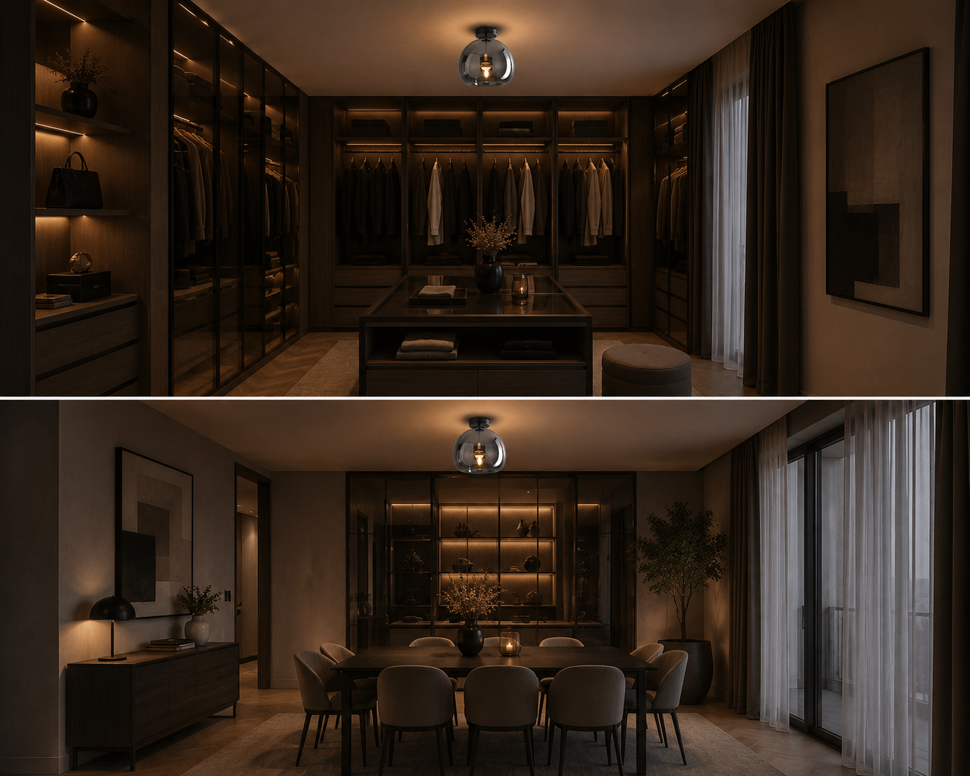 Luna – Plafonnier Salon | Plafonnier Globe Verre