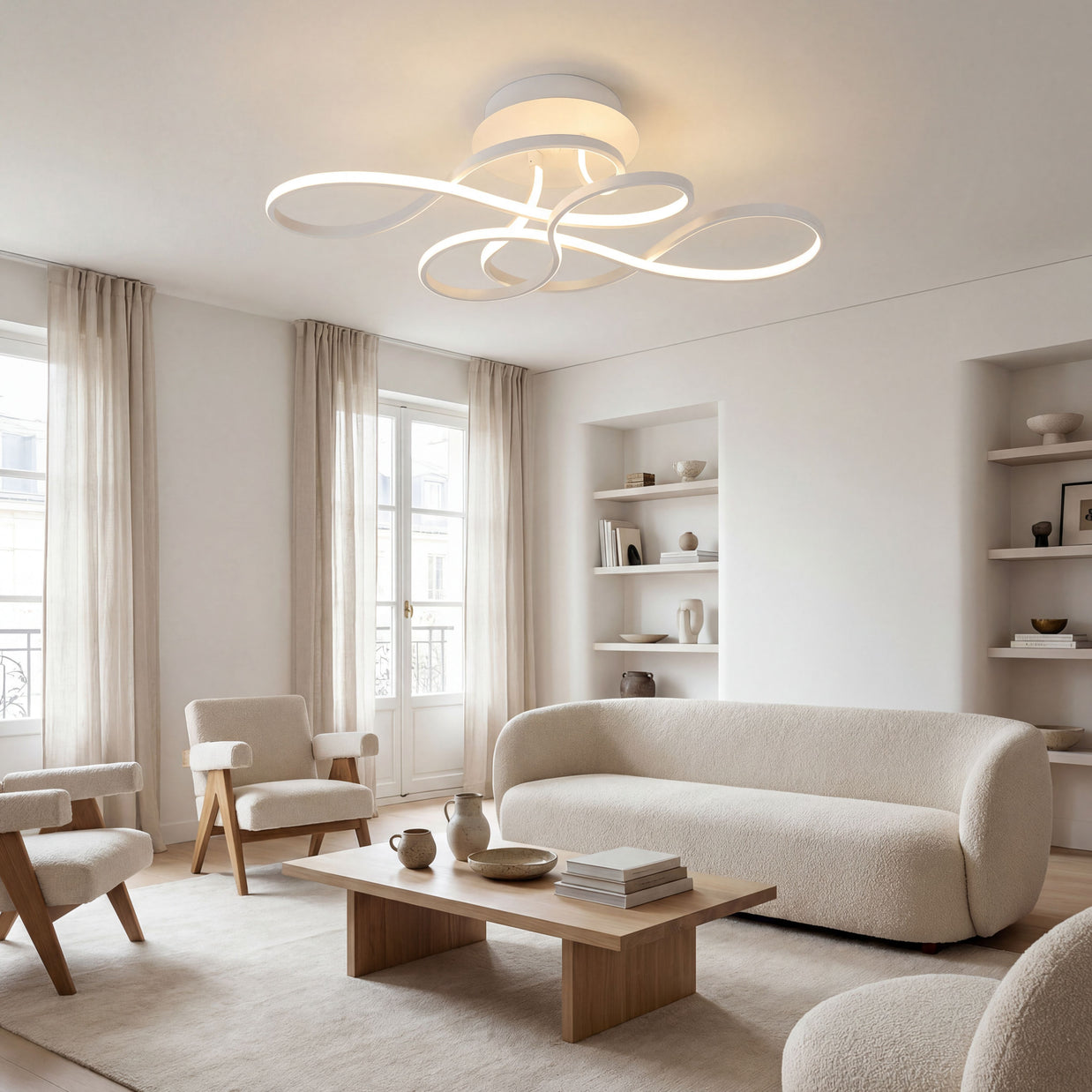 Tourbillon – Plafonnier Salon | Plafonnier Design LED Dimmable