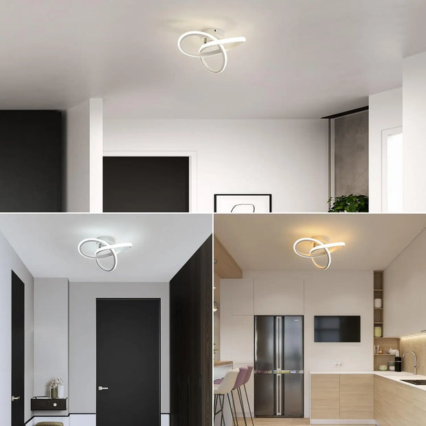 Lasso – Plafonnier Salon | Luminaire Design Circulaire Entrelacé