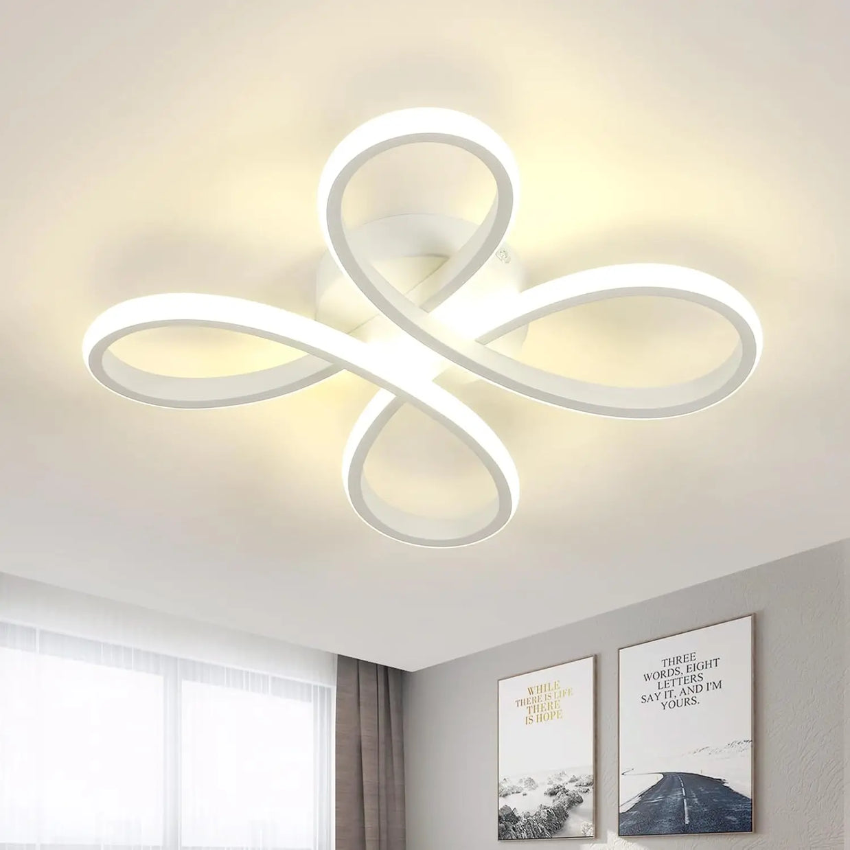 Quadra – Plafonnier Salon | Plafonnier LED