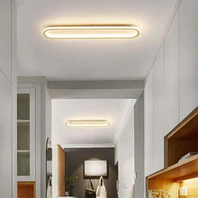 Daytona – Plafonnier LED | Luminaire Linéaire Doré Noir