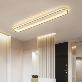 Daytona – Plafonnier LED | Luminaire Linéaire Doré Noir